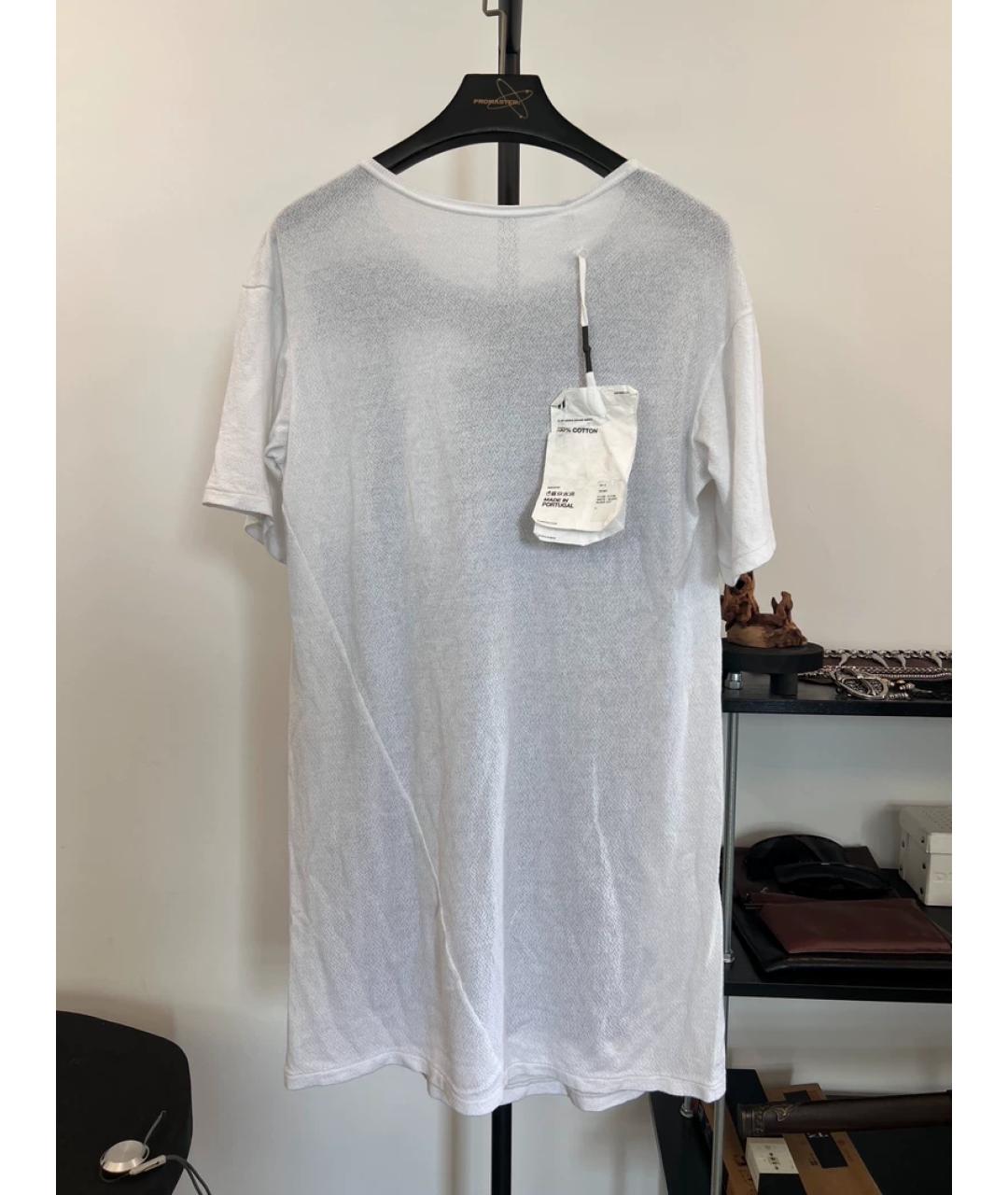 11 BY BORIS BIDJAN SABERI Белая хлопковая футболка, фото 2