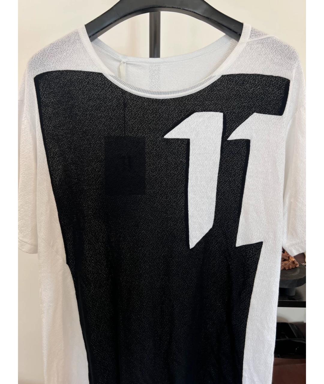 11 BY BORIS BIDJAN SABERI Белая хлопковая футболка, фото 3
