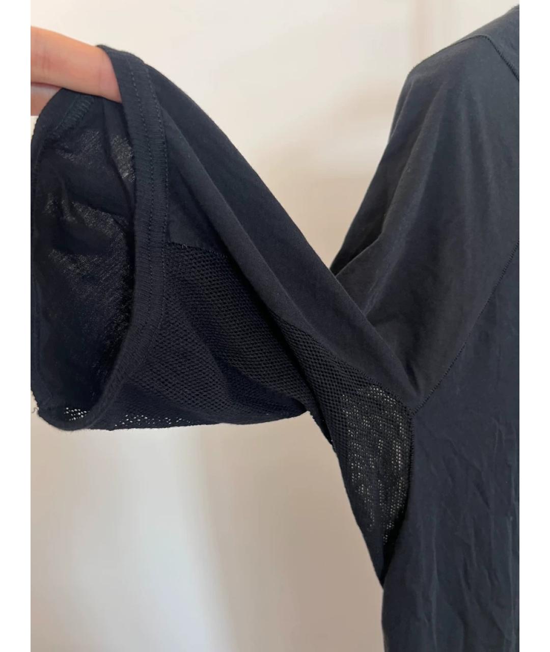 11 BY BORIS BIDJAN SABERI Черная хлопковая футболка, фото 3