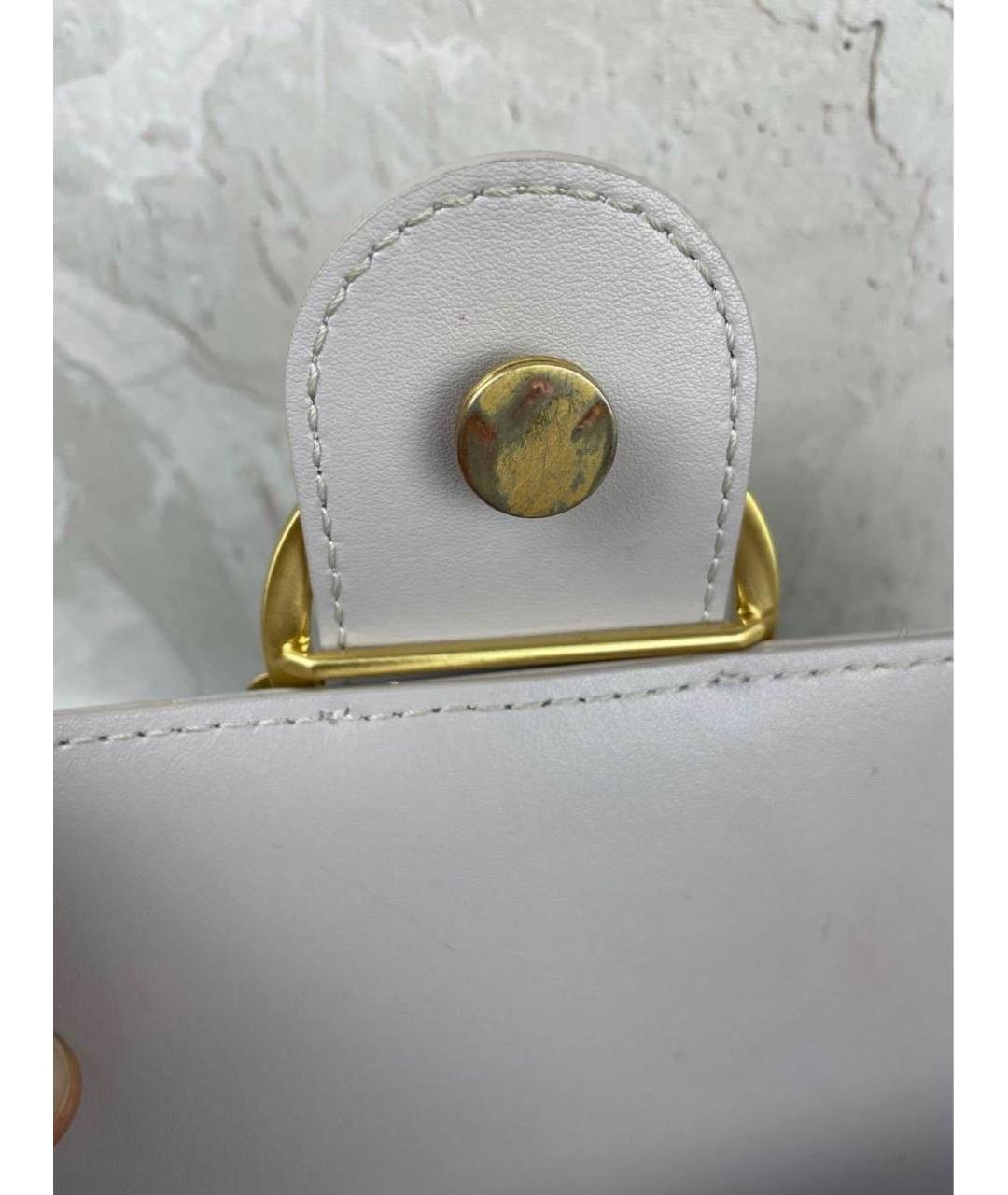 PINKO Серая кожаная сумка через плечо, фото 8