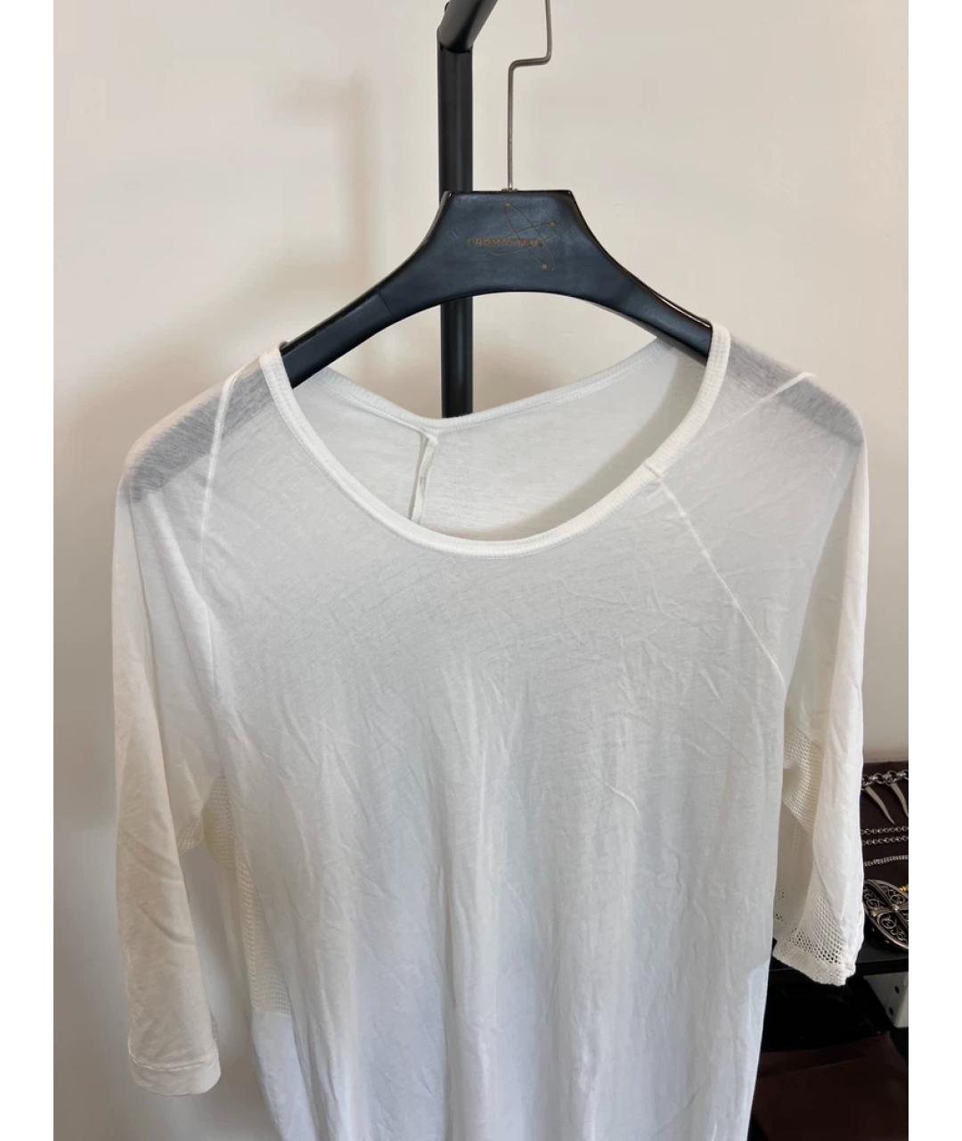 11 BY BORIS BIDJAN SABERI Белая хлопковая футболка, фото 5