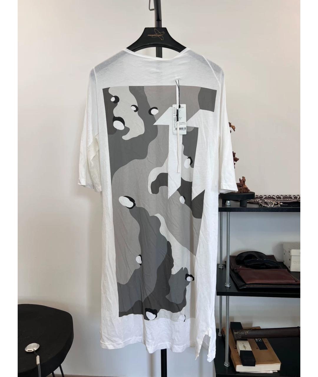 11 BY BORIS BIDJAN SABERI Белая хлопковая футболка, фото 7