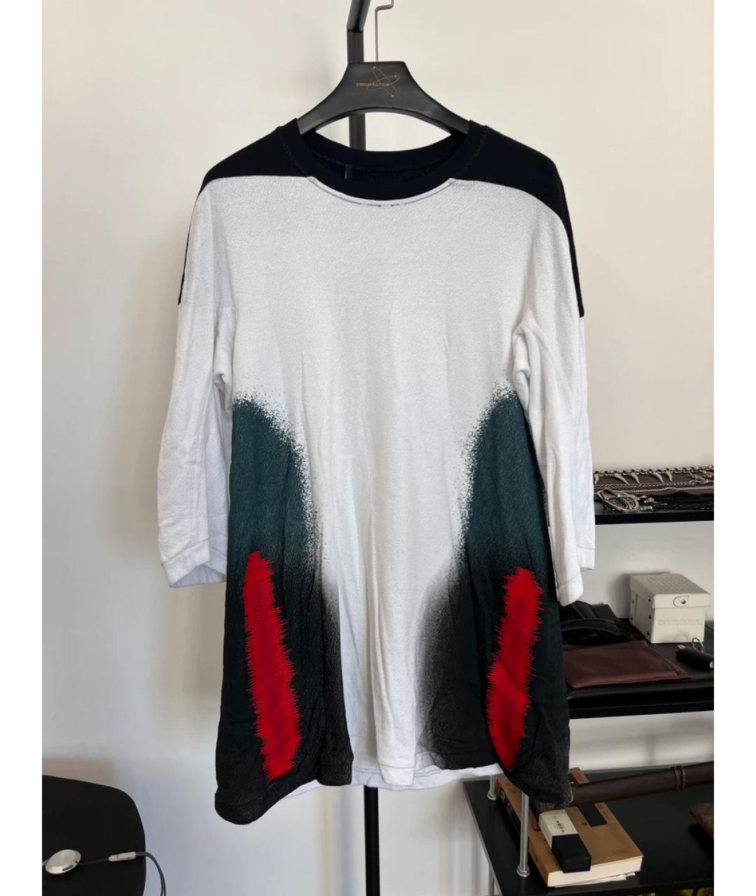 11 BY BORIS BIDJAN SABERI Белая хлопковая футболка, фото 9