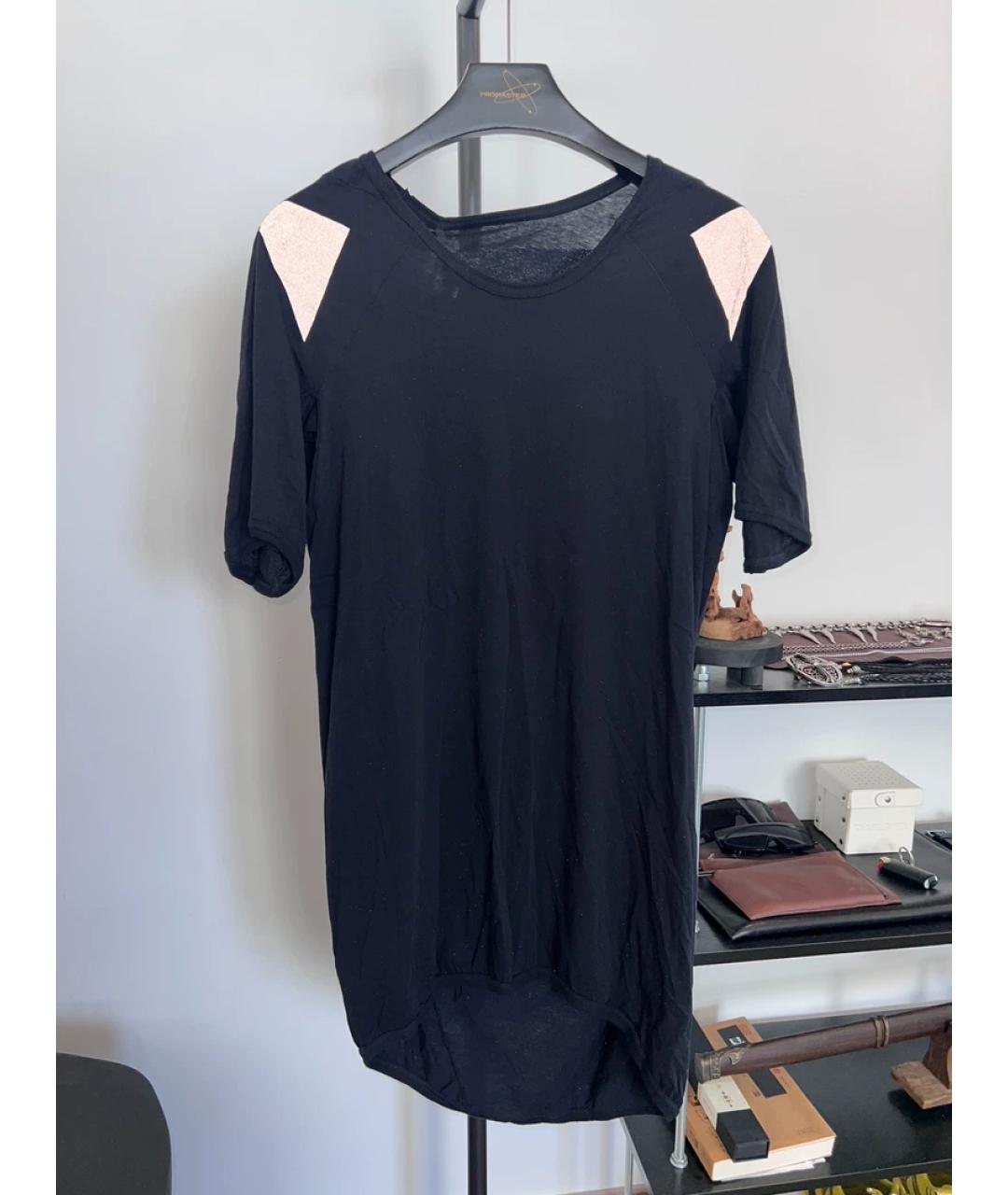 11 BY BORIS BIDJAN SABERI Черная хлопковая футболка, фото 5