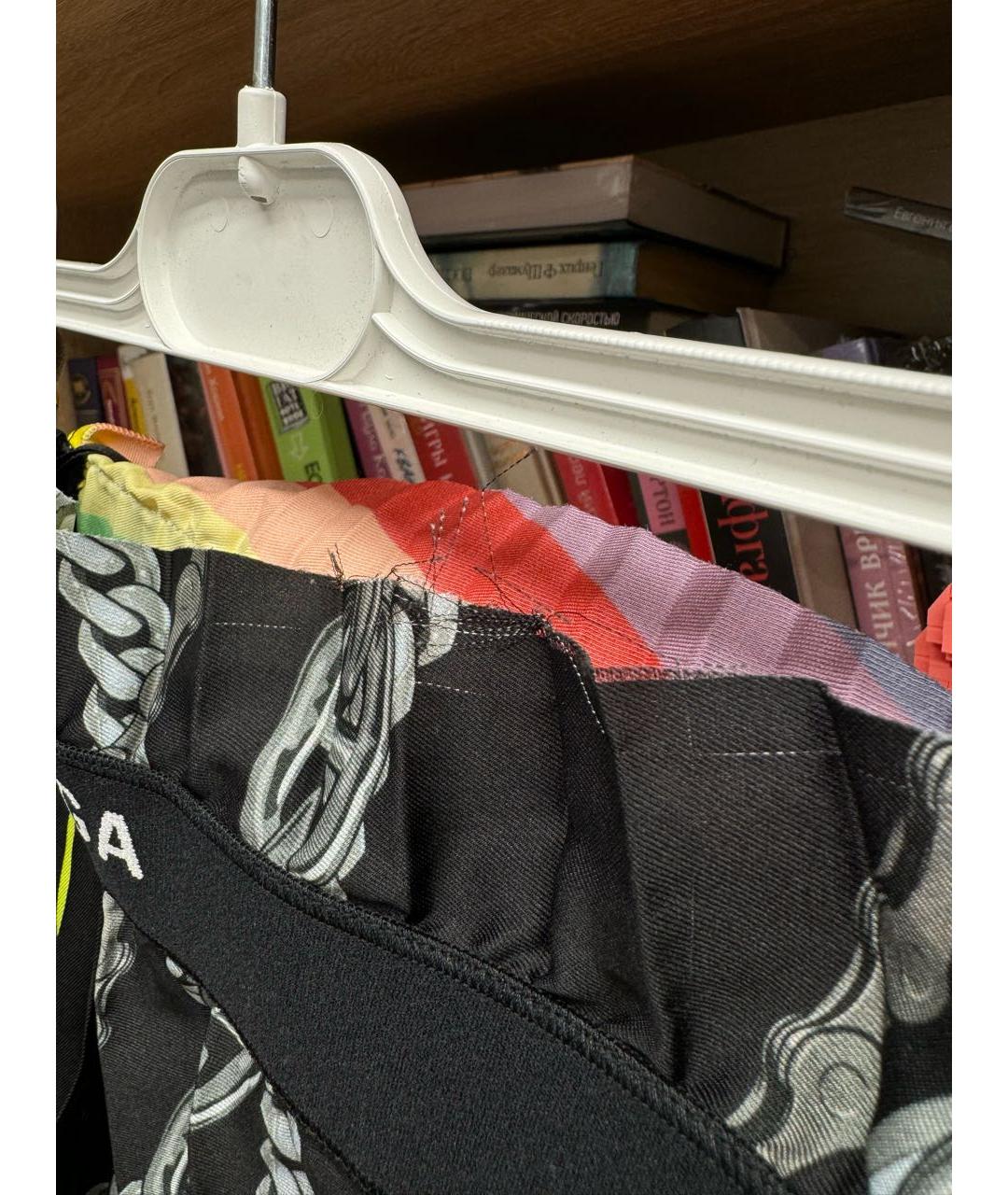 BALENCIAGA Мульти полиэстеровая юбка миди, фото 5