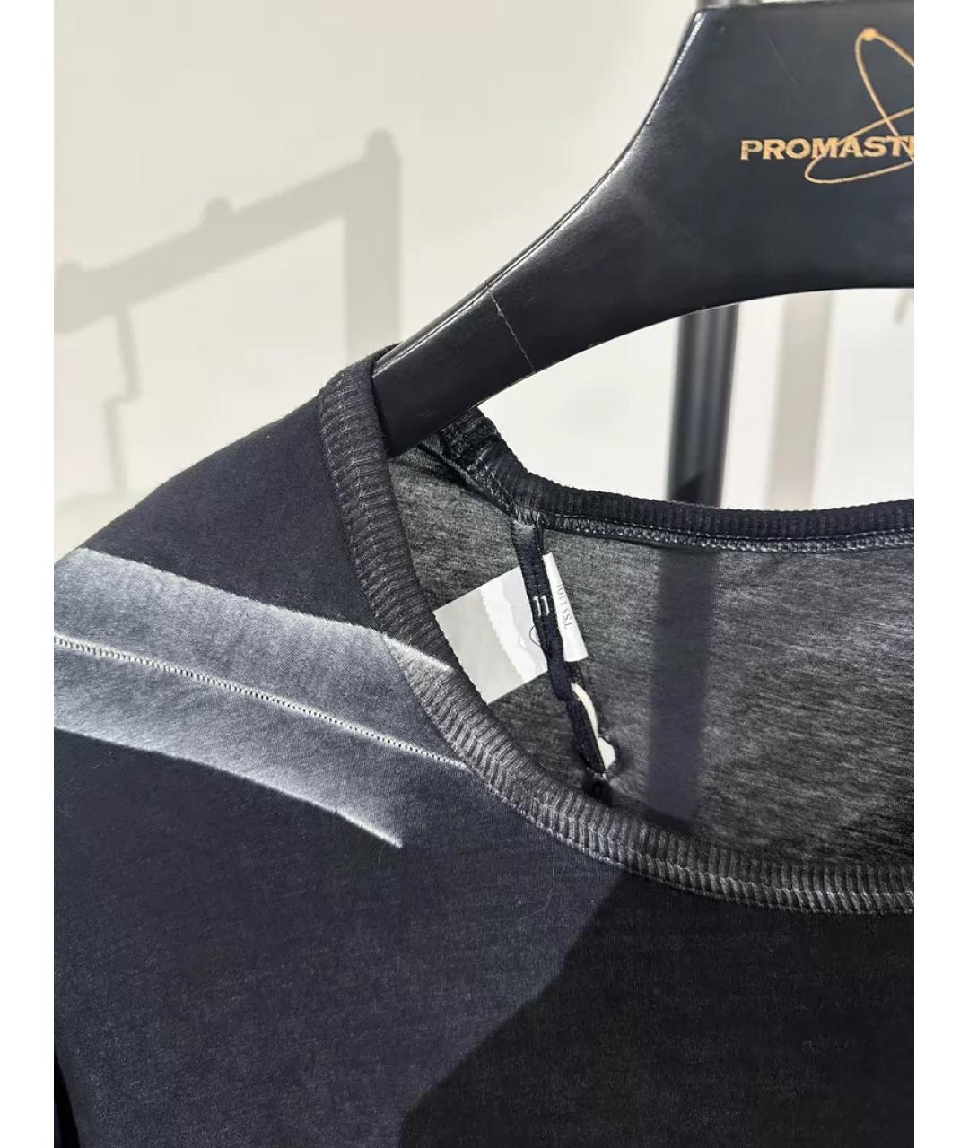 11 BY BORIS BIDJAN SABERI Черная хлопковая футболка, фото 5