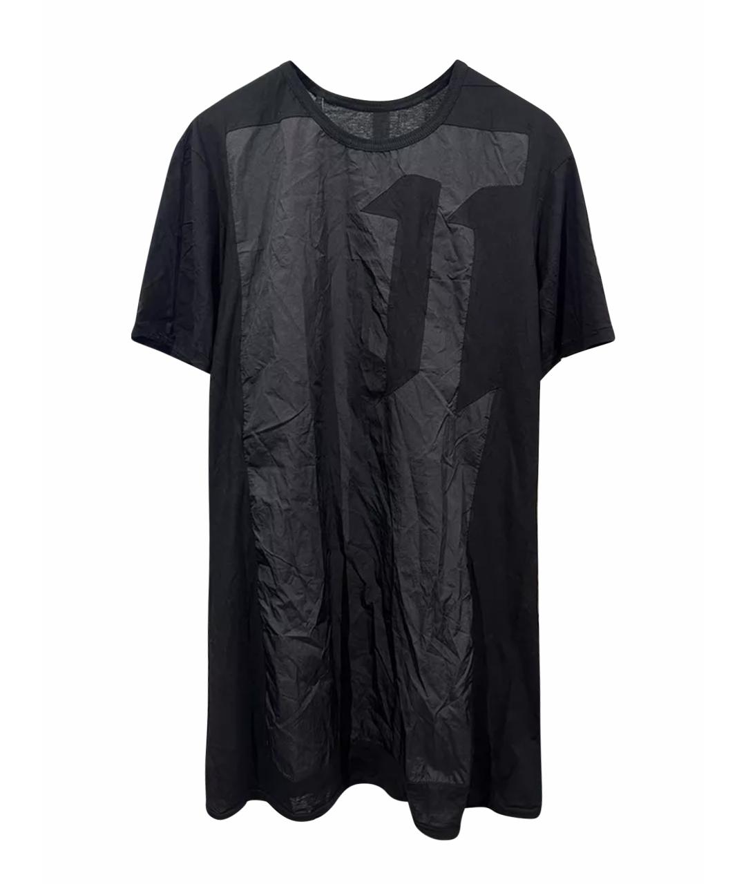 11 BY BORIS BIDJAN SABERI Черная хлопковая футболка, фото 1