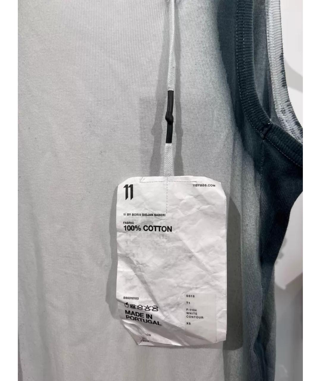 11 BY BORIS BIDJAN SABERI Белая майка, фото 3