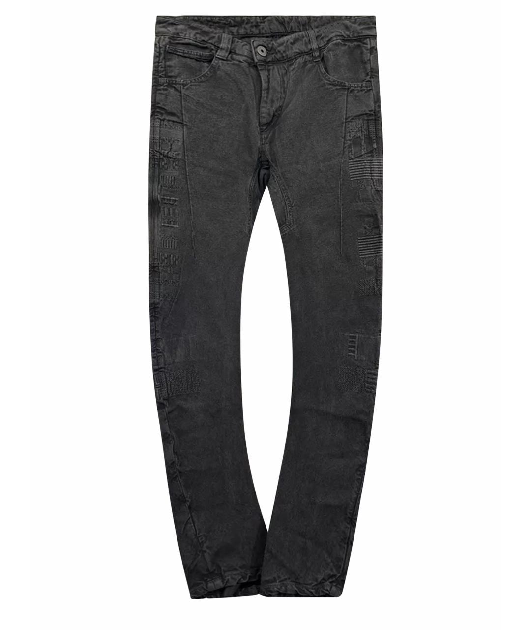 11 BY BORIS BIDJAN SABERI Черные повседневные брюки, фото 1