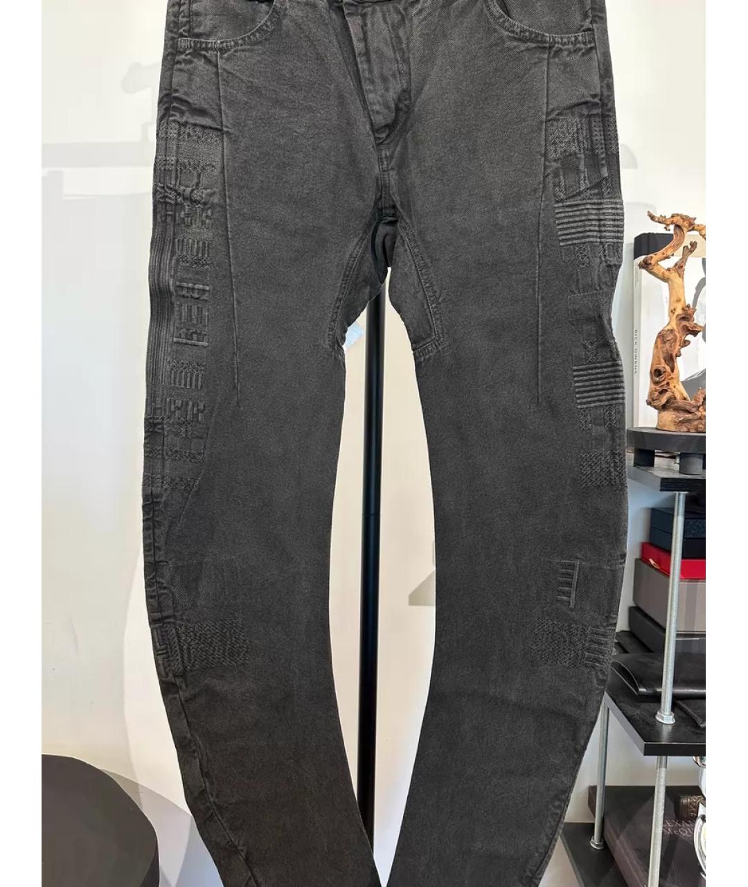 11 BY BORIS BIDJAN SABERI Черные повседневные брюки, фото 5