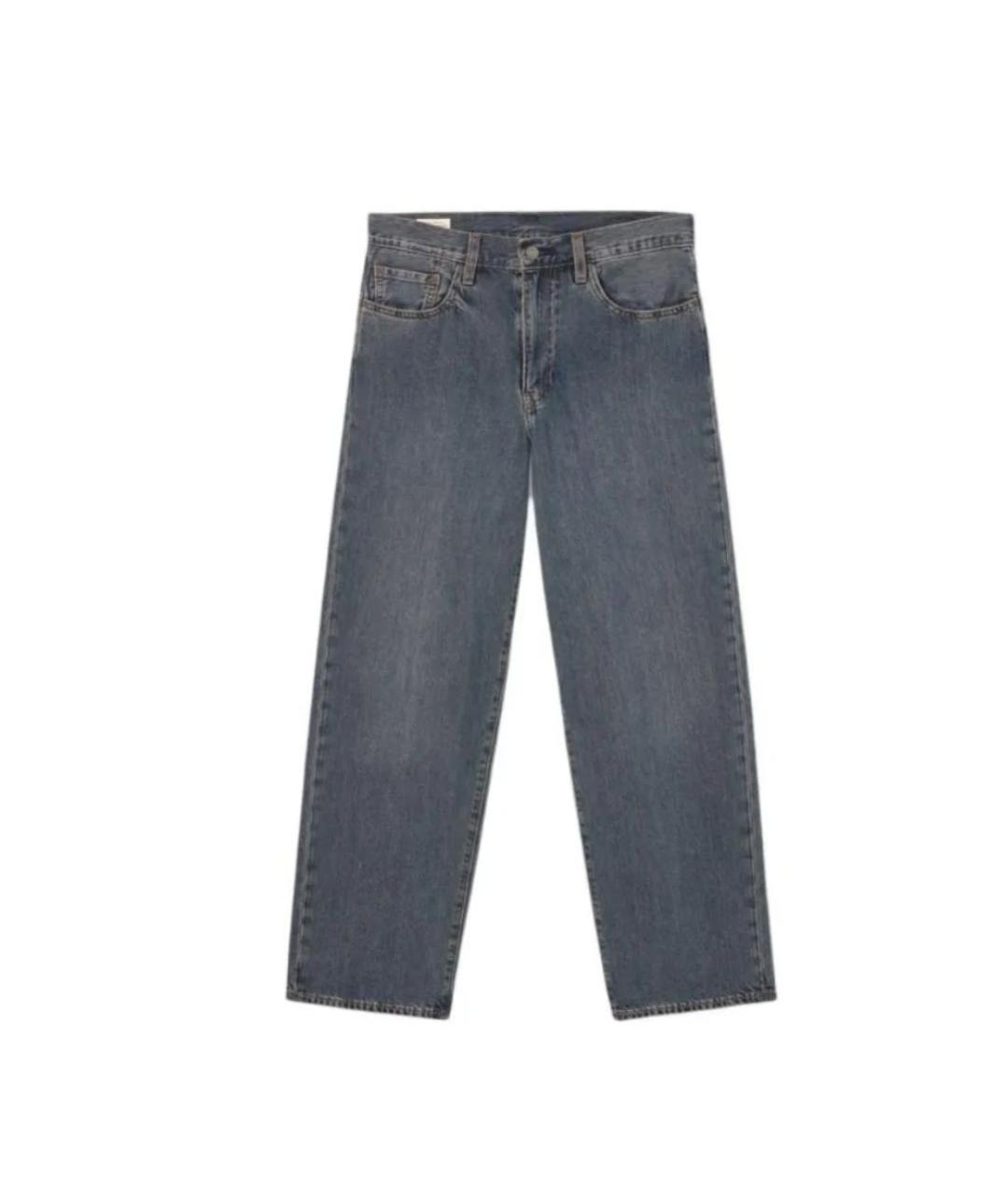 LEVI'S Синие хлопковые прямые джинсы, фото 6