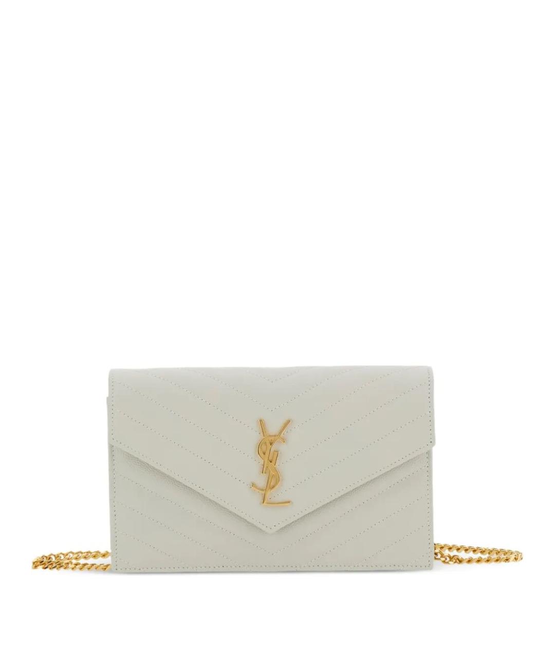 SAINT LAURENT Кожаная сумка через плечо, фото 1