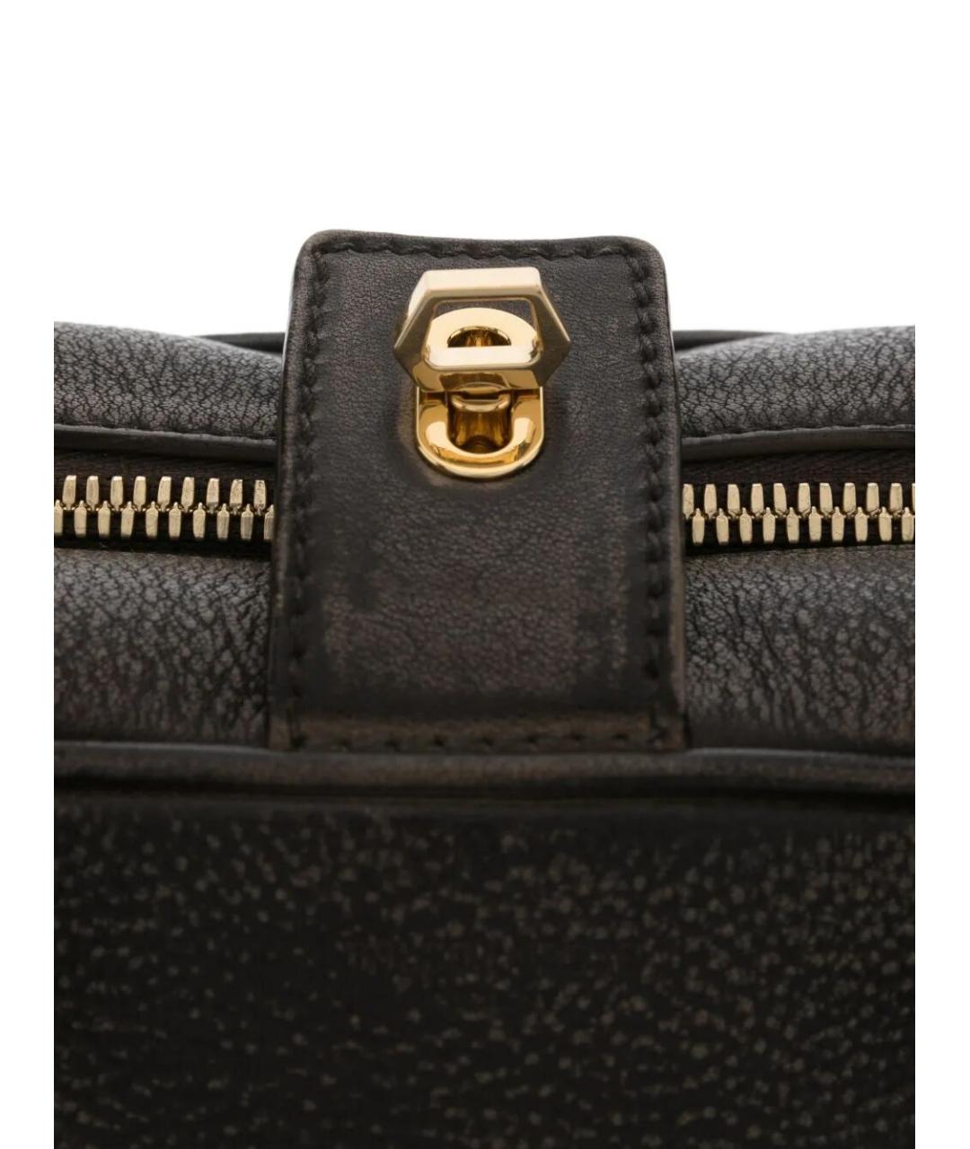 GOLDEN GOOSE DELUXE BRAND Коричневая кожаная сумка тоут, фото 4