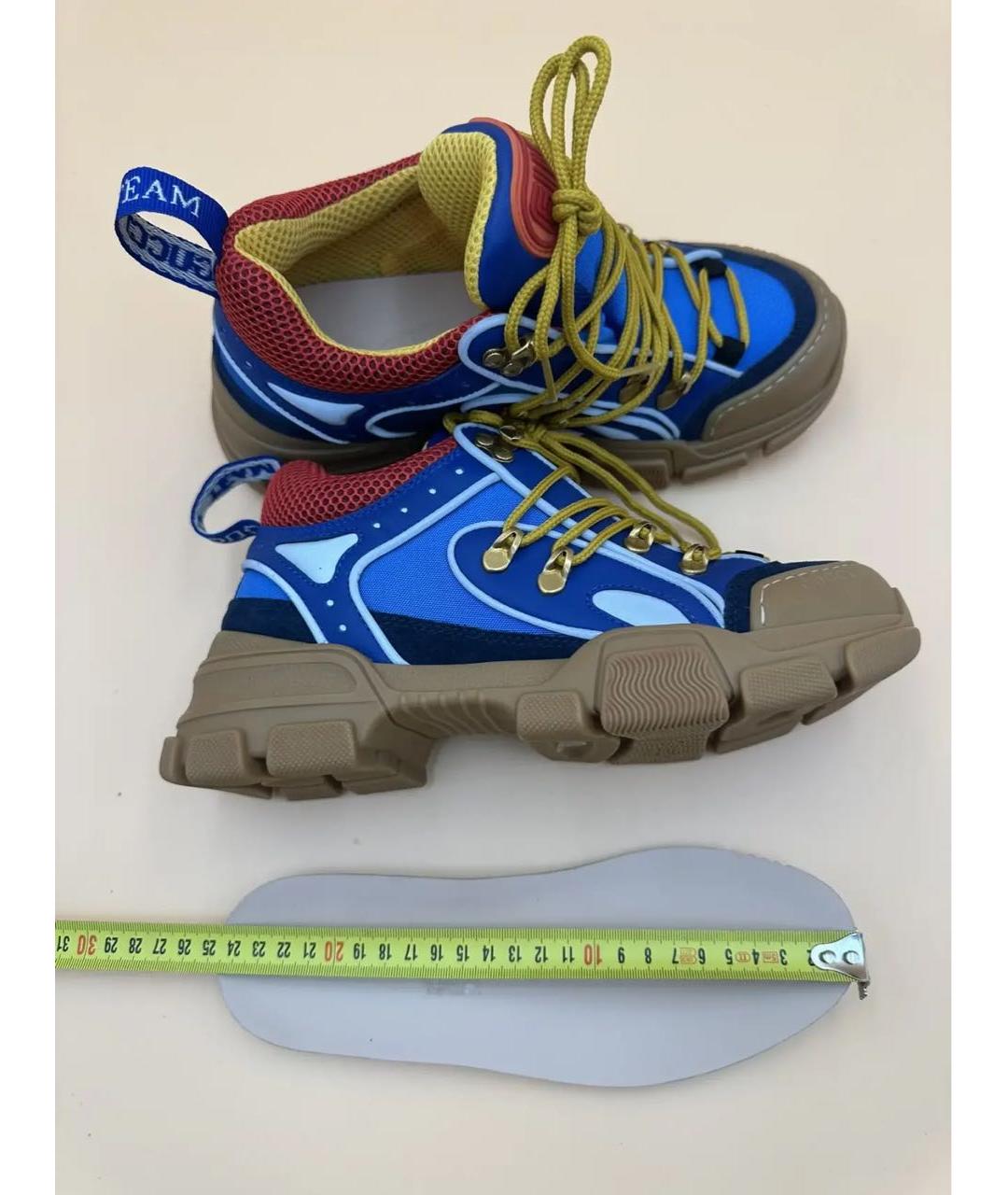 GUCCI Мульти синтетические кроссовки, фото 6