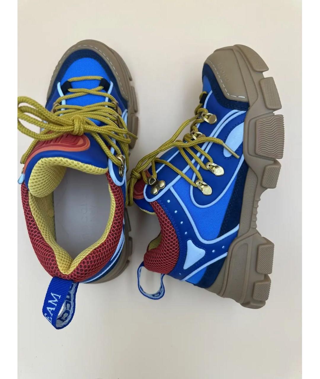 GUCCI Мульти синтетические кроссовки, фото 5