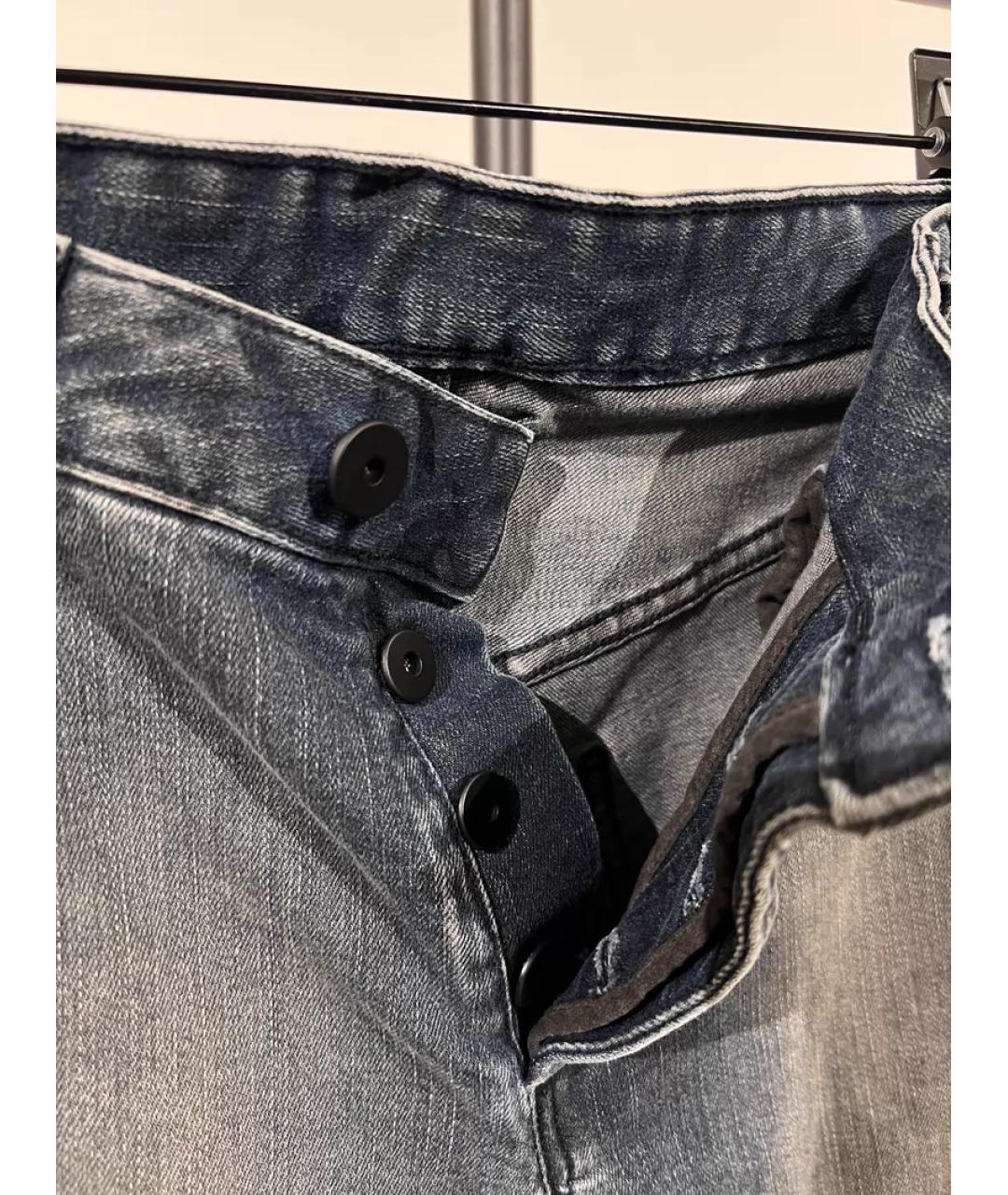 11 BY BORIS BIDJAN SABERI Темно-синие деним шорты, фото 5