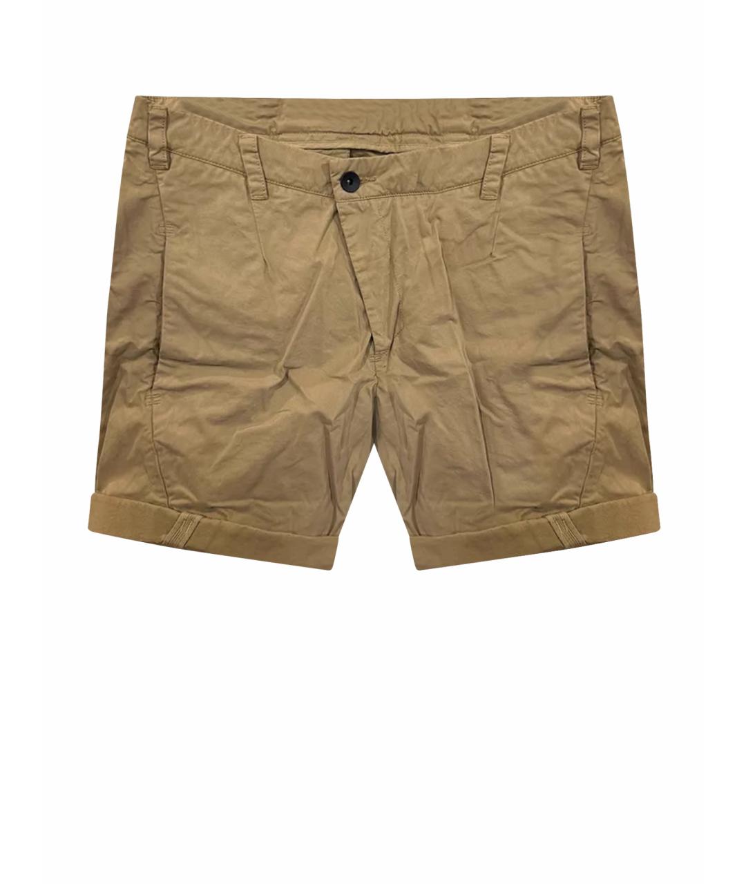 11 BY BORIS BIDJAN SABERI Бежевые хлопковые шорты, фото 10