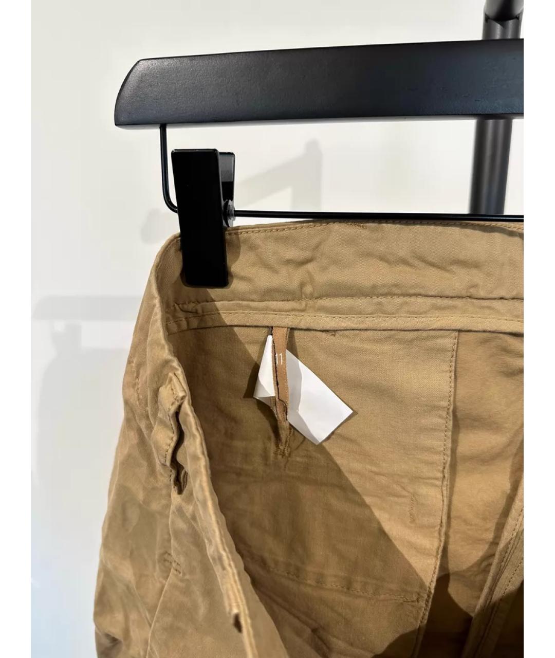 11 BY BORIS BIDJAN SABERI Бежевые хлопковые шорты, фото 7