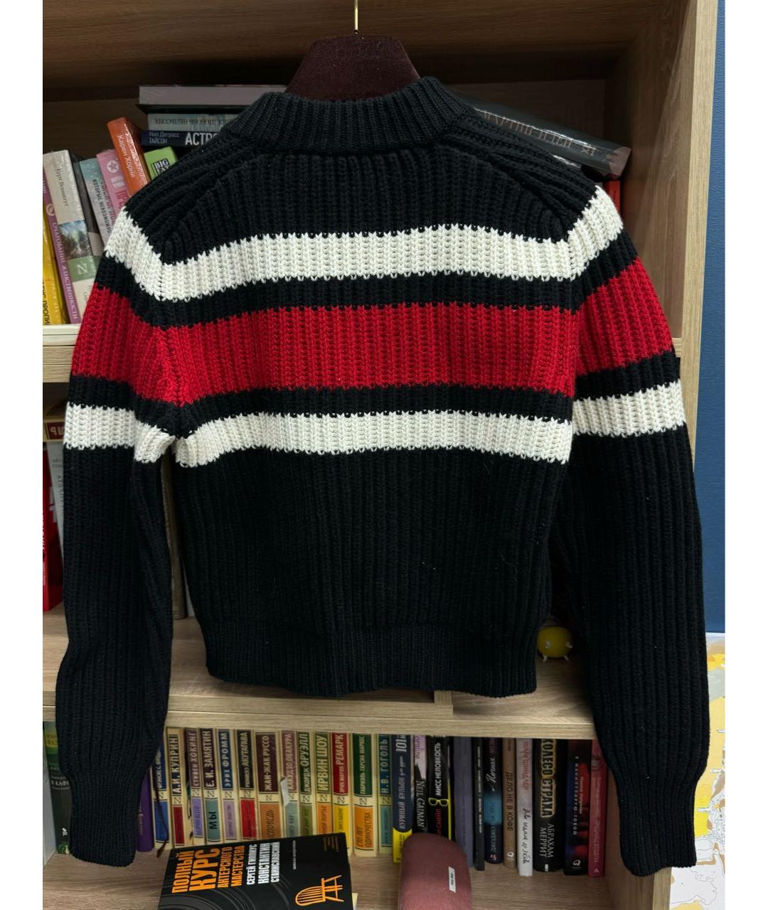 PRADA Черный кашемировый джемпер / свитер, фото 2