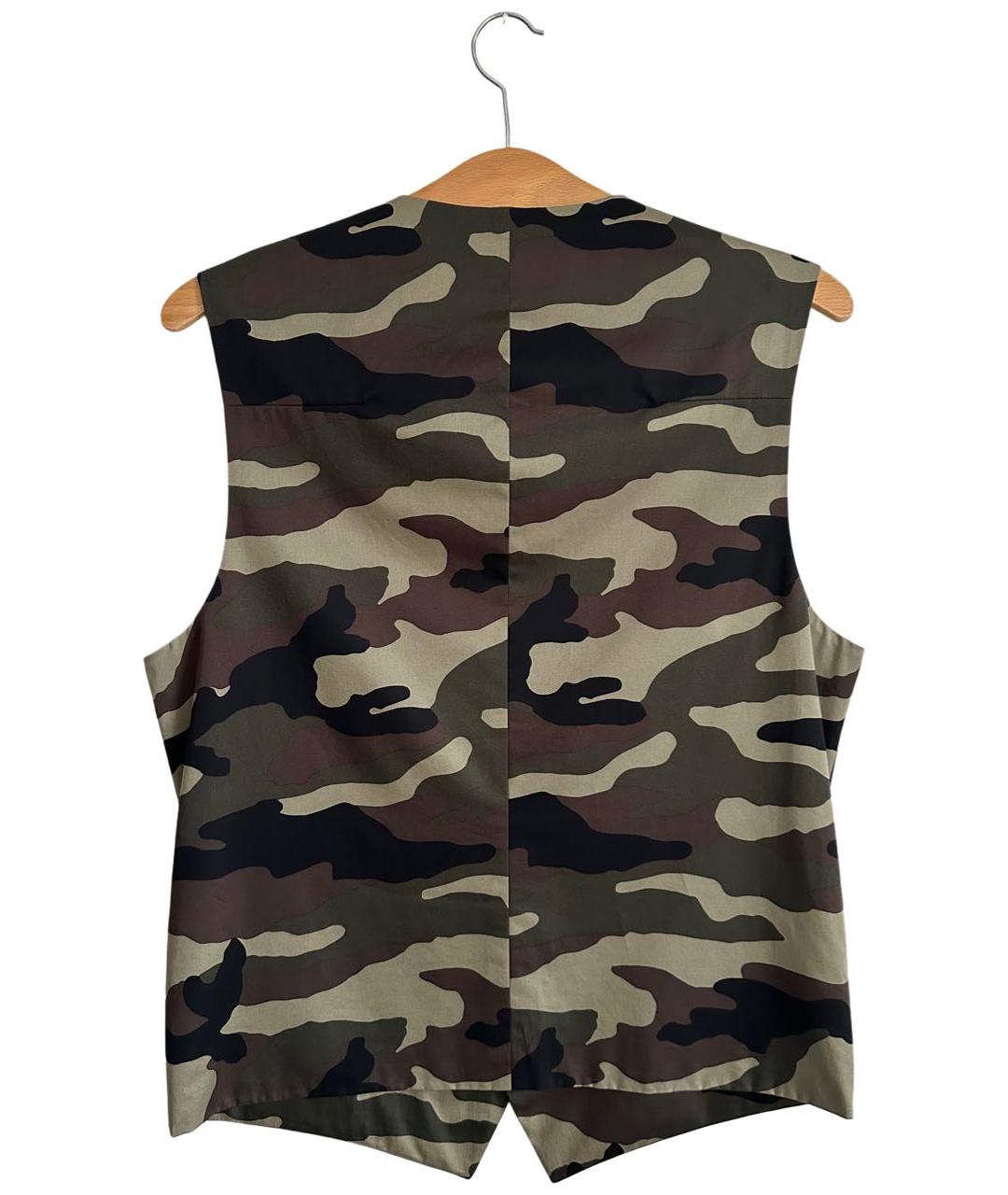 CHRISTIAN DIOR Темно-синяя шерстяная жилетка, фото 2