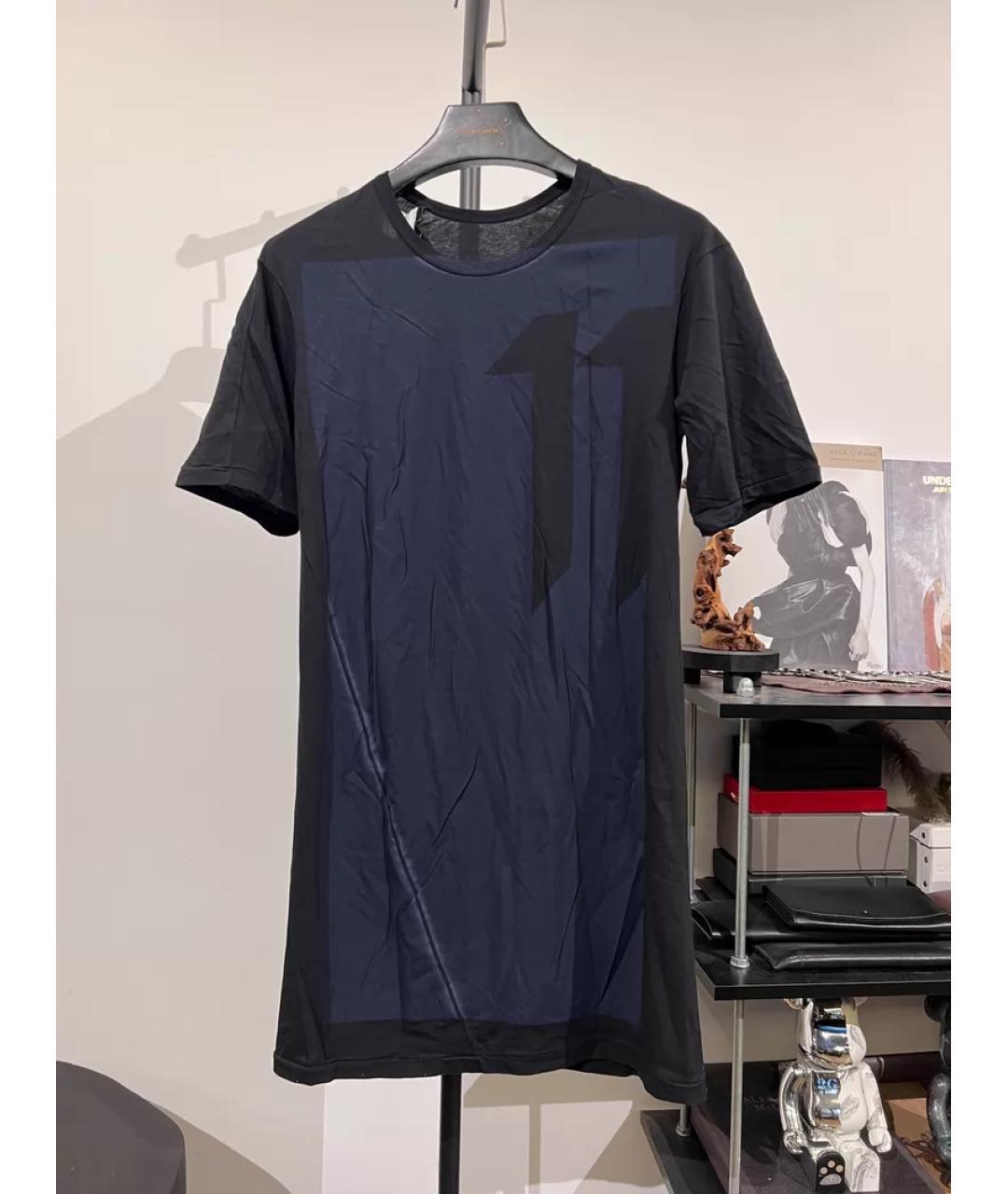 11 BY BORIS BIDJAN SABERI Черная хлопковая футболка, фото 6