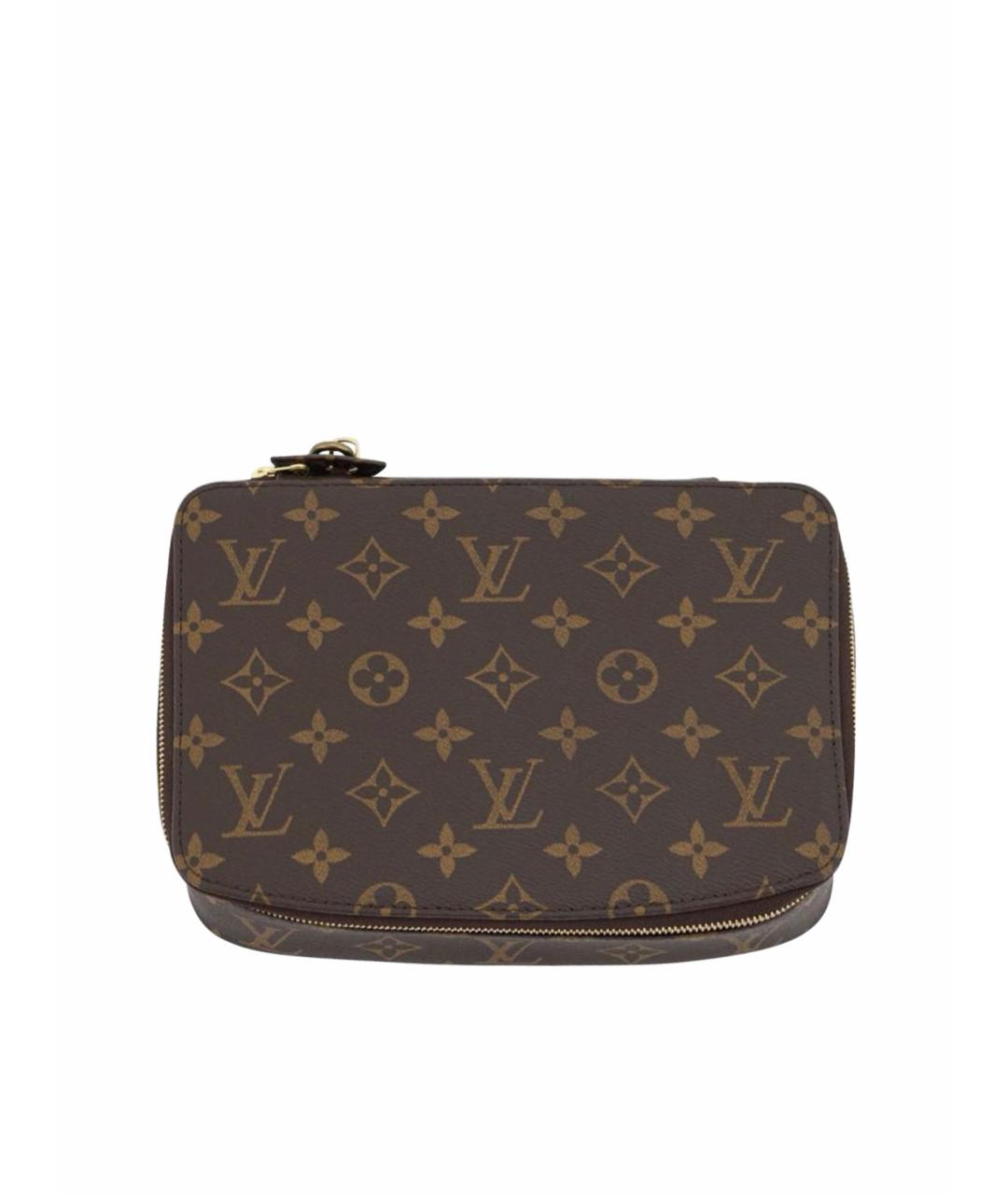 LOUIS VUITTON Коричневая косметичка, фото 1