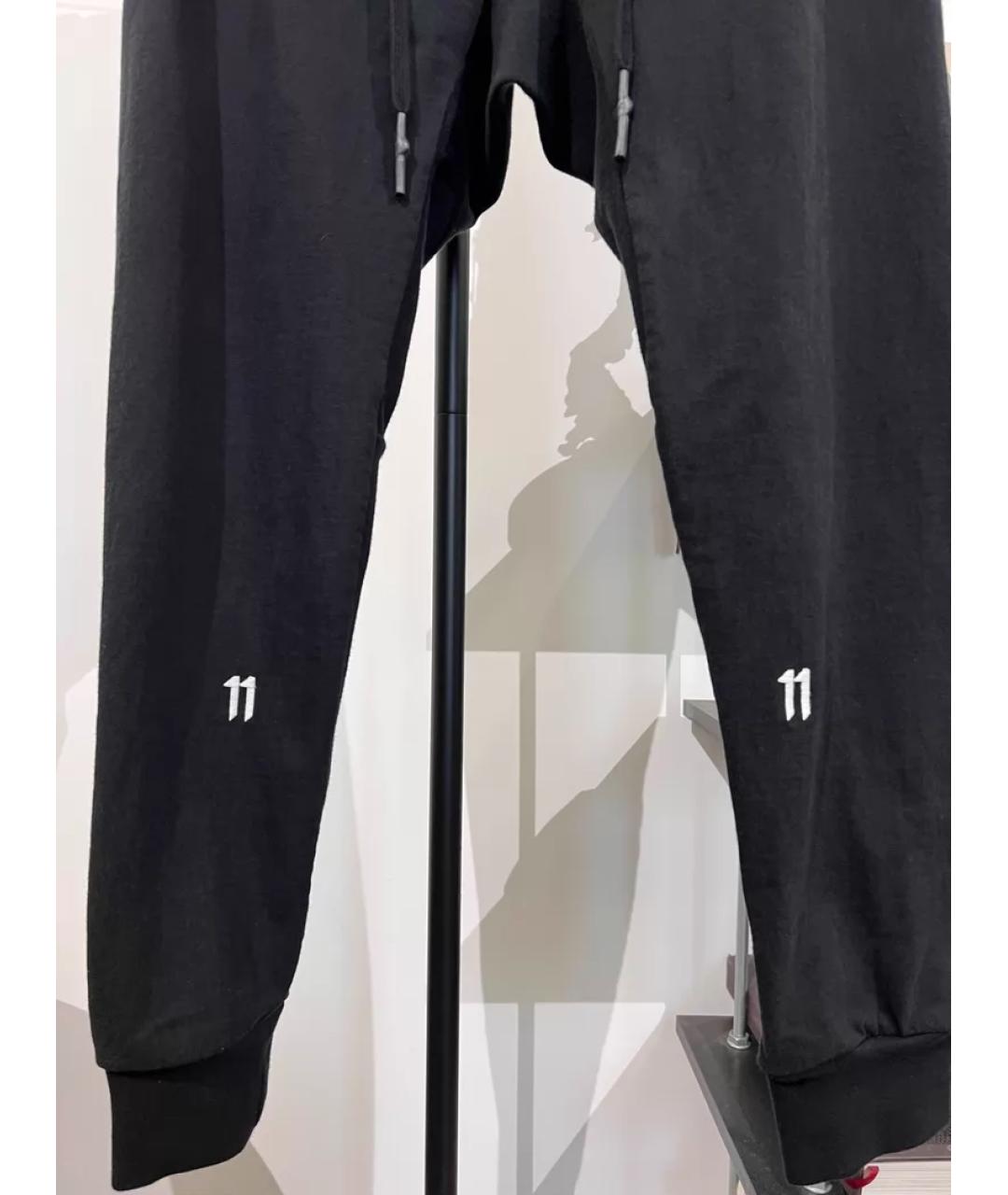 11 BY BORIS BIDJAN SABERI Черные спортивные брюки и шорты, фото 2