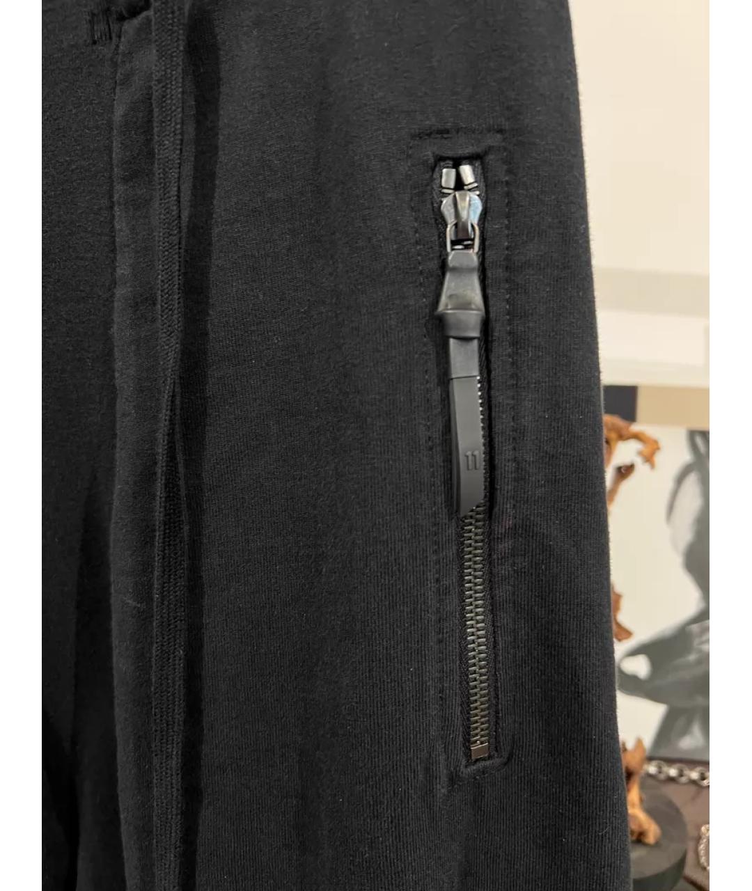 11 BY BORIS BIDJAN SABERI Черные спортивные брюки и шорты, фото 5