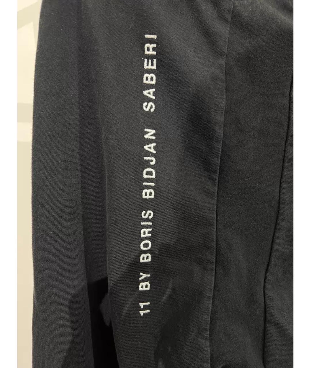 11 BY BORIS BIDJAN SABERI Черные спортивные брюки и шорты, фото 6