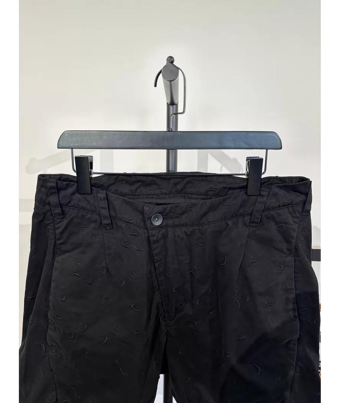 11 BY BORIS BIDJAN SABERI Черные хлопковые шорты, фото 6