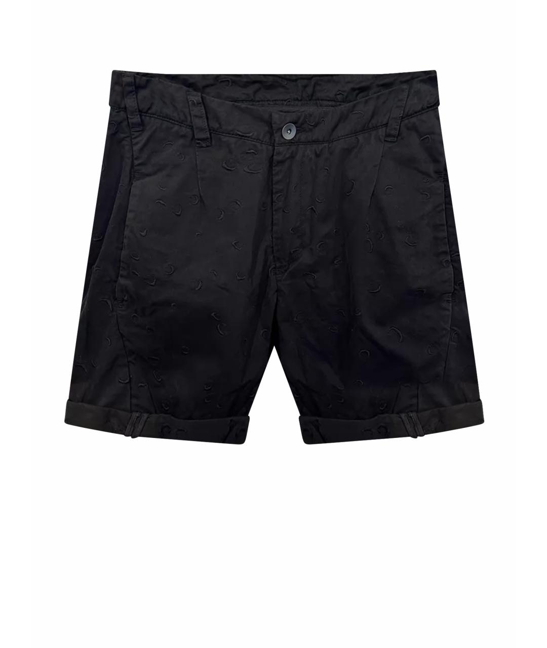 11 BY BORIS BIDJAN SABERI Черные хлопковые шорты, фото 1