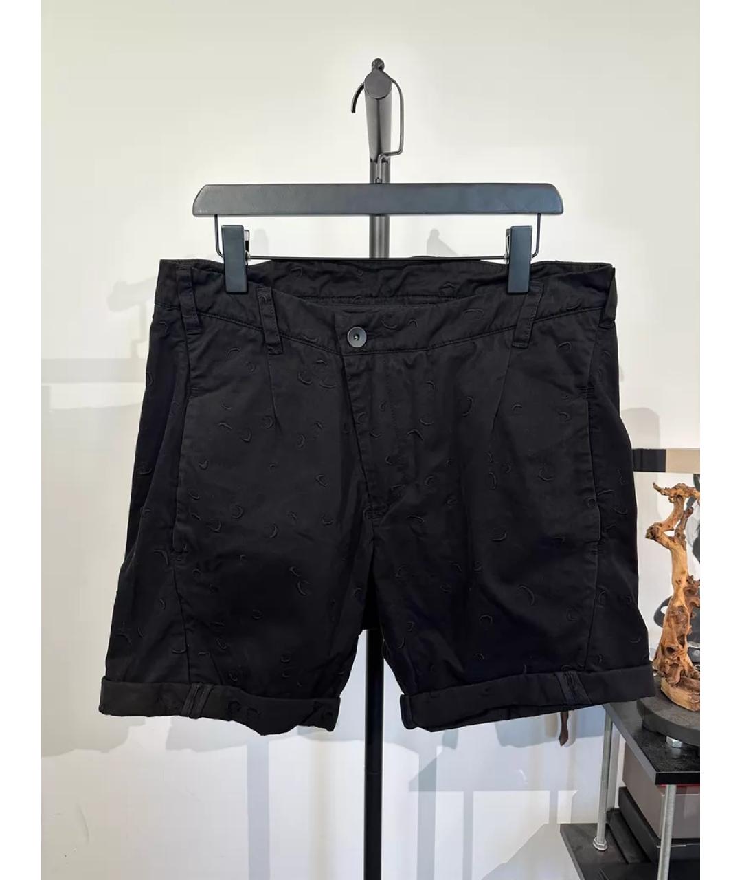 11 BY BORIS BIDJAN SABERI Черные хлопковые шорты, фото 9