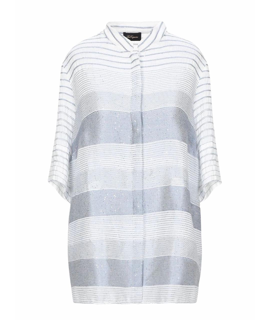 LES COPAINS Белая хлопковая блузы, фото 1