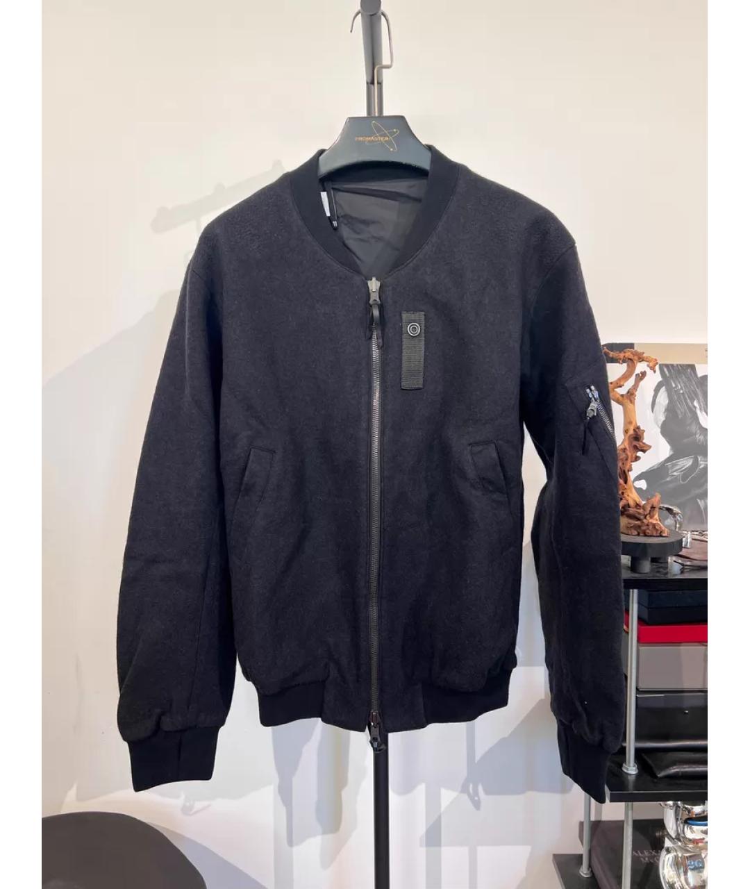 11 BY BORIS BIDJAN SABERI Черная шерстяная куртка, фото 8