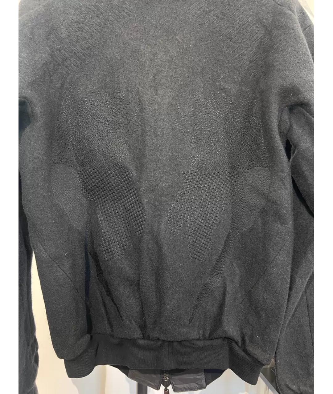 11 BY BORIS BIDJAN SABERI Черная шерстяная куртка, фото 4