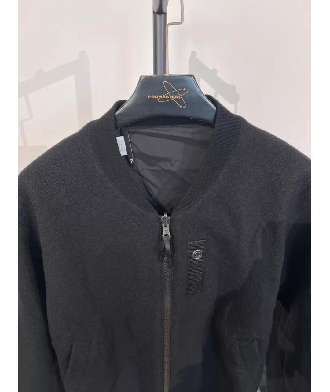 11 BY BORIS BIDJAN SABERI Черная шерстяная куртка, фото 2