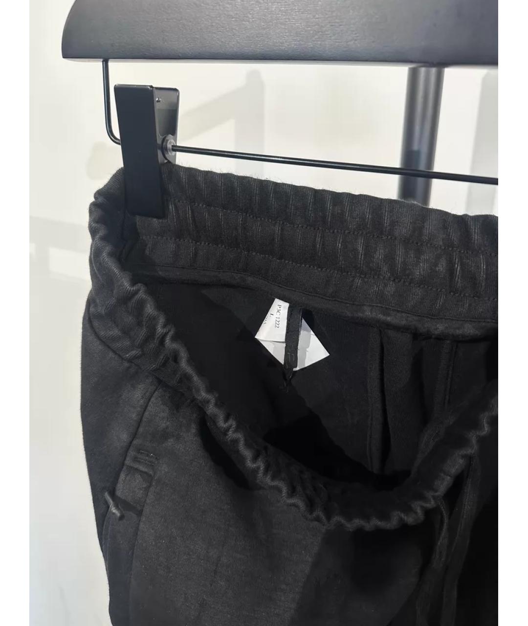 11 BY BORIS BIDJAN SABERI Черные повседневные брюки, фото 7