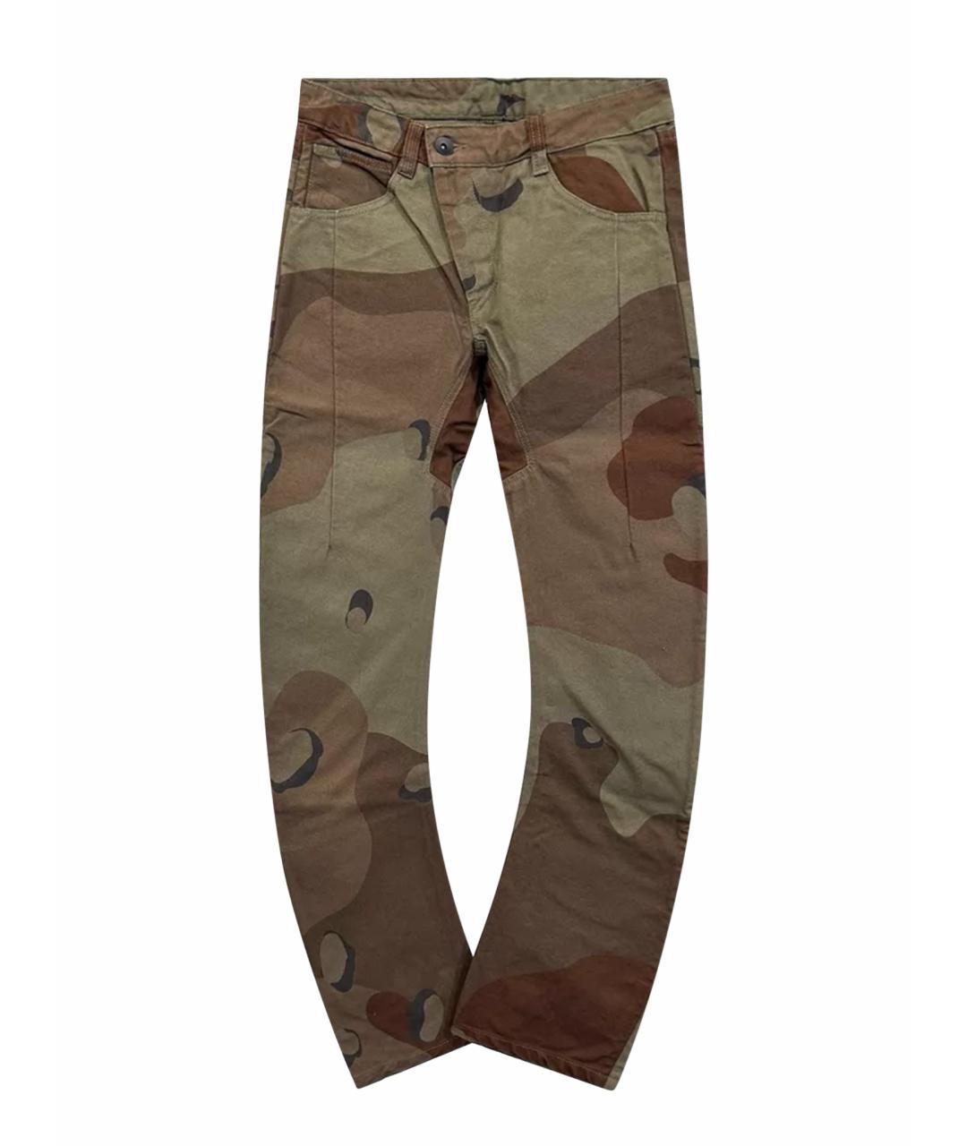 11 BY BORIS BIDJAN SABERI Хаки повседневные брюки, фото 1