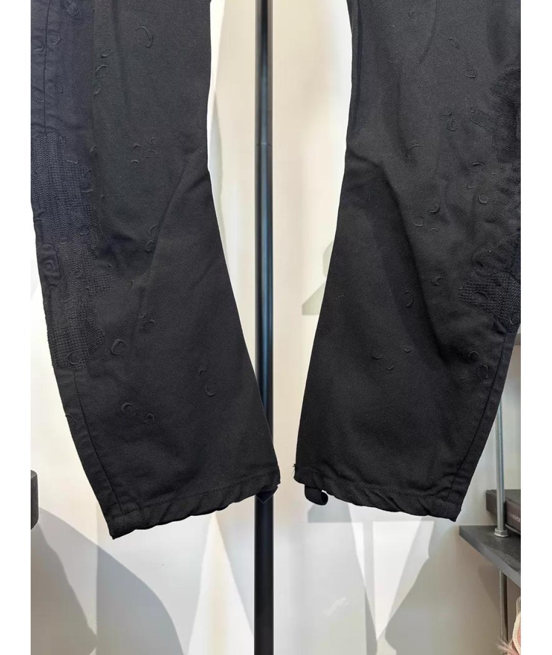 11 BY BORIS BIDJAN SABERI Черные хлопковые классические брюки, фото 5