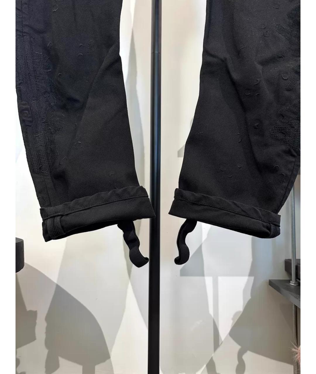 11 BY BORIS BIDJAN SABERI Черные хлопковые классические брюки, фото 7