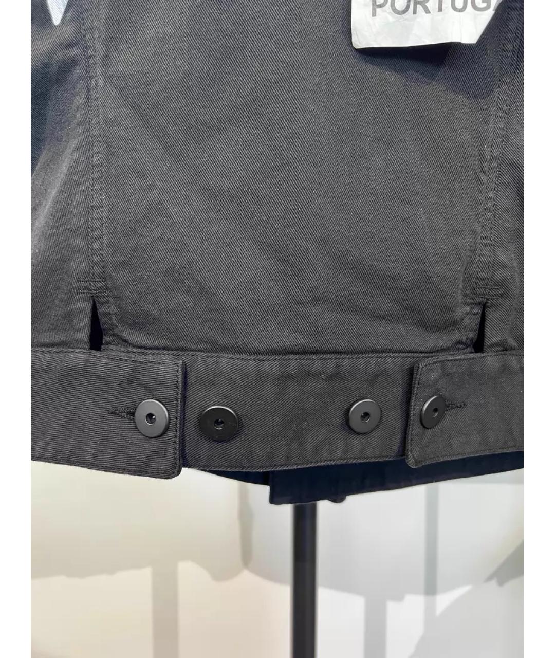 BORIS BIDJAN Черный деним жилет, фото 6