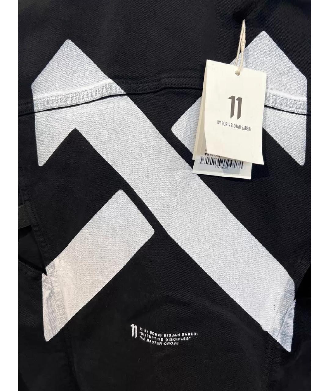 BORIS BIDJAN Черный деним жилет, фото 4