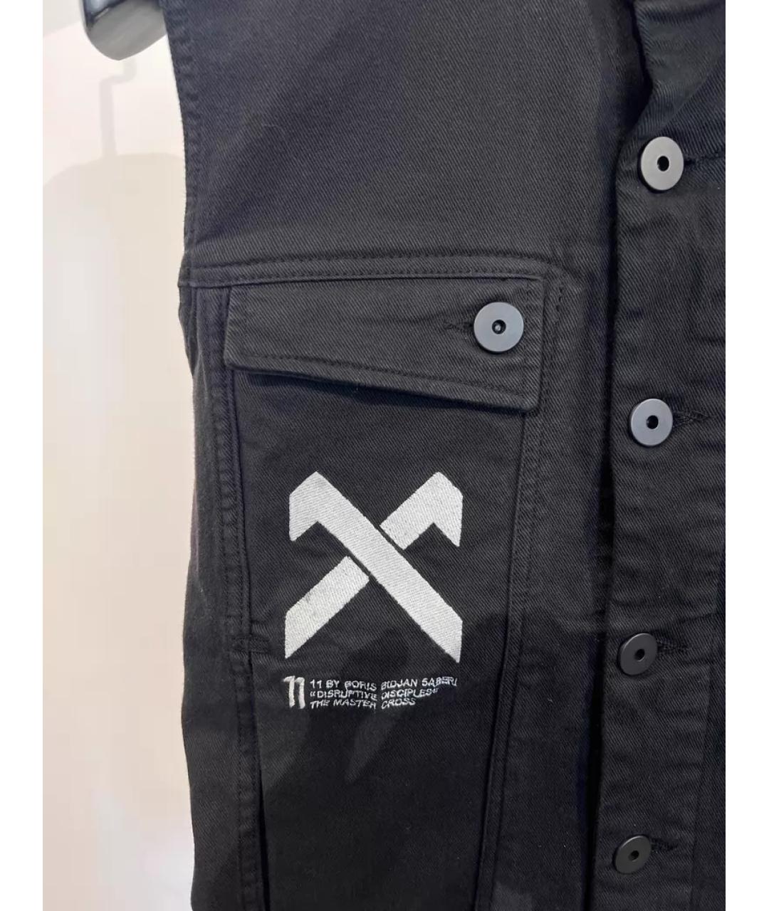 BORIS BIDJAN Черный деним жилет, фото 3