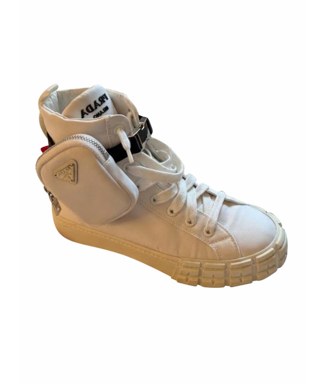 PRADA Белые кеды, фото 1