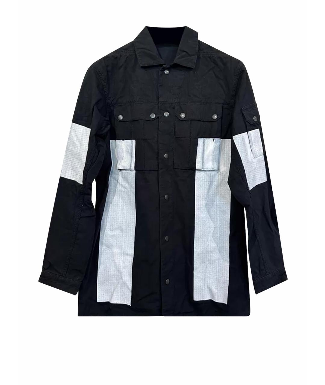 11 BY BORIS BIDJAN SABERI Черная хлопковая куртка, фото 1