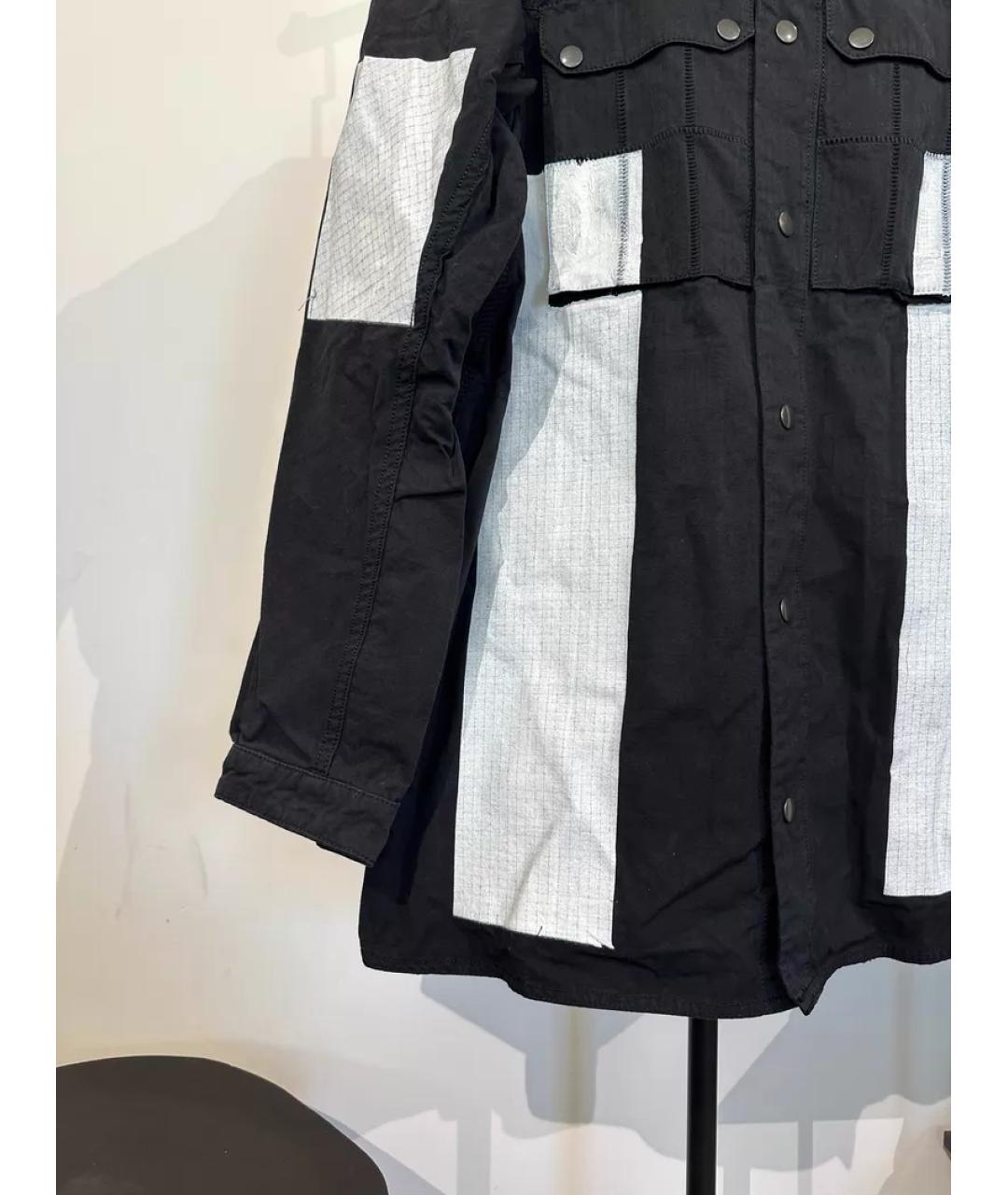 11 BY BORIS BIDJAN SABERI Черная хлопковая куртка, фото 5
