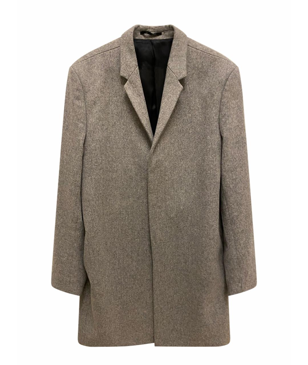 COS Серое шерстяное пальто, фото 1