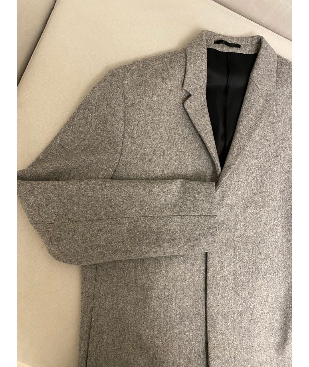 COS Серое шерстяное пальто, фото 3