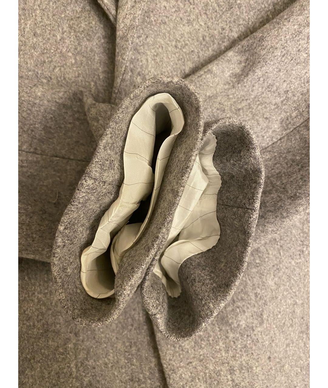 COS Серое шерстяное пальто, фото 8