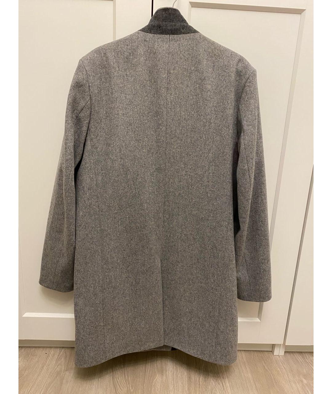 COS Серое шерстяное пальто, фото 2